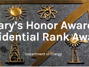 DOE’s 2019 Secretary’s Honor Awards recognized projects with some of MELE’s outstanding employees