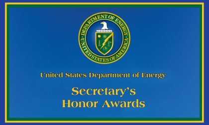 U.S. DOE Secretary’s Honors Awards