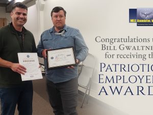 MELE TSCM Program Manager Presented a Patriotic Employer Award