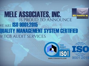MELE is ISO 9001:2015 Certified