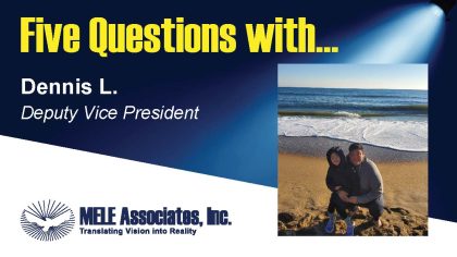 Five Questions with Deputy Vice President Dennis L.