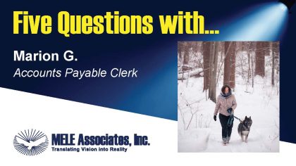 Five Questions with Marion G.