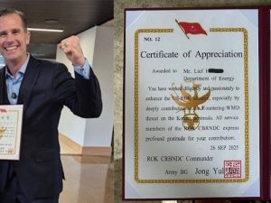 Leif H. Receives High Praise from Brigadier General