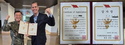 Leif H. Receives High Praise from Brigadier General