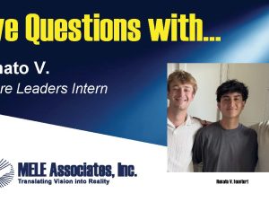 Five Questions with Future Leaders Intern Renato V.